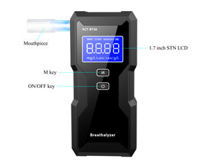 Fabrikneuer ACT ACT-BT30 Alkoholtester mit Brennstoffzellensensor, 1,7-Zoll-STN-LCD-Display und schneller Reaktionszeit <3 Sekunden - Product Image 3