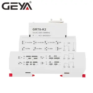 GEYA GRT8-K2 A230 AC 230V, faible stock, réglage numérique, relais de temps 24 heures, minuterie relais