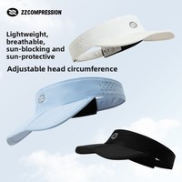 Gorra de Sol de PVC ZZ para Deportes al Aire Libre, Protección UV, Transpirable, para Mujer, Primavera y Verano, para Ciclismo, Tenis y Bádminton