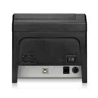 Impresora Térmica de Recibos y Códigos de Barras de Escritorio con Cable, 80 mm, con Interfaces USB e Inalámbricas, Compatible con POS Linux, para Uso en Cocina