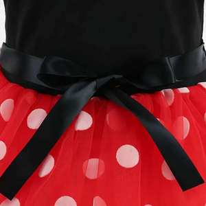 Robe tutu à pois inspirée de <span class=keywords><strong>Minnie</strong></span> Mouse, bandeau, tenues de cosplay pour filles, pour les fêtes d'anniversaire, Halloween, carnaval, enfants - Product Image 3
