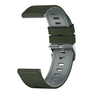 Trendybay – Anneau décoratif universel en silicone fait main style Crazy Horse pour bracelet intelligent Apple 20 mm, traceur GPS, verrouillable - Product Image 1