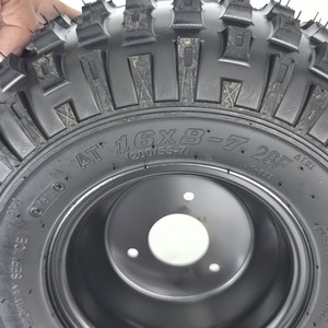 Neumáticos y Llantas para ATV 16x8-7, Resistentes al Desgaste, de 7 Pulgadas, con Patrón de Banda de Rodadura Granular Todoterreno para Go-Karts y Vehículos Agrícolas - Product Image 1