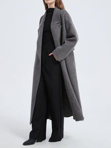 ชุดอาบายะห์แบบเรียบง่ายสำหรับผู้หญิงมุสลิม ผ้าขนสัตว์สองด้าน เสื้อโค้ทฤดูหนาว ชุดอาบายะห์แบบเรียบง่ายสำหรับเทศกาลอีด ชารุต รอมฎอน ดูไบ ตุรกี ดูไบ - Product Image 6