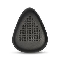 Coussinets d'oreille en cuir protéiné noir pour casque Razer D.Va Meka, coussinets de remplacement élégants de couleur mate