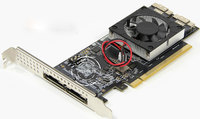 Adaptateur PCIe 4 ports sans bifurcation, PCIe 3.0 X16 vers 4*SFF-8654 SlimSAS, carte d'extension NVMe U.2 multi-GPU