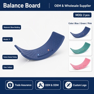Balance <span class=keywords><strong>Board</strong></span> Vestibuläres Sensorik-Trainingsgerät Baby-Körperfitness Indoor-Spielzeug Wippe Schaukelvorrichtung für den Heimgebrauch - Product Image 1