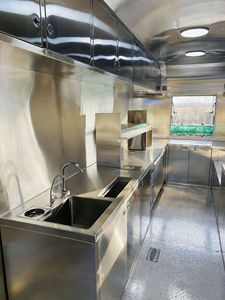 Camión de Comida VIC Tipo Autobús de Dos Pisos, Remolque de Comida Móvil con Cocina Completa, Multifuncional, para Servicio de Dulces y Bocadillos, de Acero Inoxidable - Product Image 6