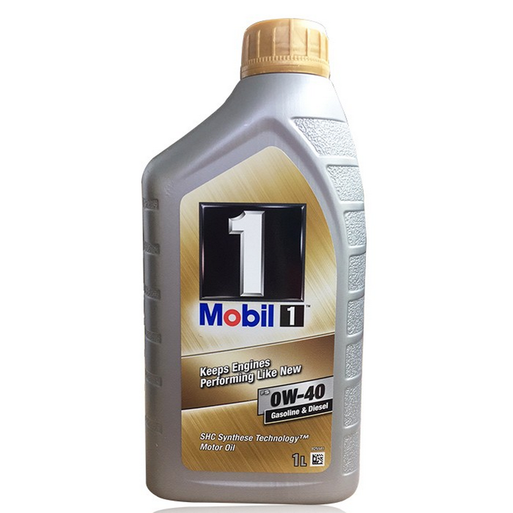 Genuine Mobil 1 Gold FS 0W-40 Full Synthetic Oil 1 Liter, API SM/SN, 12 Bottles Per Carton, for Mercedes/BMW/VW Oil Parts Image 4