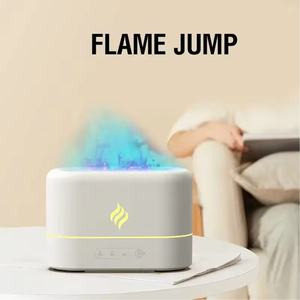 Humidificateur ultrasonique portable intelligent de 250 ml avec lumière et diffuseur d'aromathérapie à flamme pour la maison et la voiture, alimenté par USB, contrôlé par application - Product Image 3
