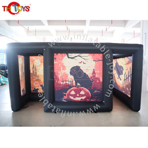 Inflable Blooded Pumpkin Halloween Haunted House Oxford Fabric Summer Tent Maze Arena - Product Image 2