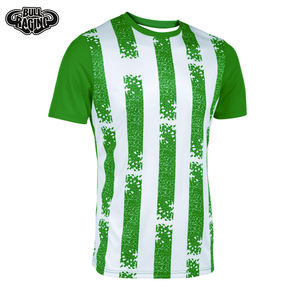 Raging Bull <span class=keywords><strong>Maillot</strong></span> de football club <span class=keywords><strong>vert</strong></span> personnalisé Impression par sublimation <span class=keywords><strong>Maillot</strong></span> de football extérieur - Product Image 1