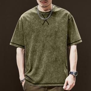 कस्टम उच्च गुणवत्ता वाले रिवर्स कट टी शर्ट के अंदर पुरुषों की फैशन-विंटेज टी शर्ट के अंदर फैशन - Product Image 4