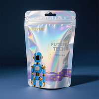 Sachet refermable personnalisé de qualité alimentaire pour protéines en poudre, collations, bonbons, grains de café, thé, lait, chewing-gum