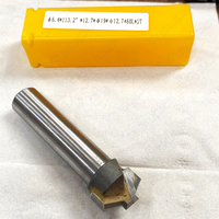 Fresa de Carburo de Tungsteno Sólido de Alta Velocidad, Fabricada con Tecnología OEM/ODM, con Radio Exterior del Cilindro Soldado, para Biselado