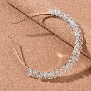 Fabricant d'accessoires pour cheveux, bandeaux et coiffures en cristal transparent fait main, avec perles à enfiler, pour l'Europe et l'Amérique - Product Image 3