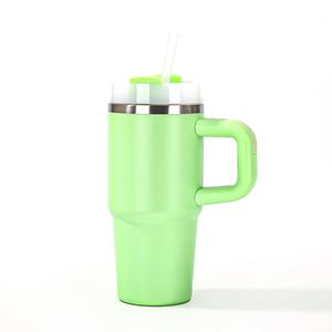 Stainless Steel <b>Kids</b> 14oz Vacuum Drinking Tumbler with Straw Lid Handle Portable Travel Cup - Product Image 3