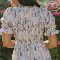 Manches bouffantes plissée robe florale famille correspondant robe ensemble enfants bébé filles maman et moi robe maman et moi correspondant