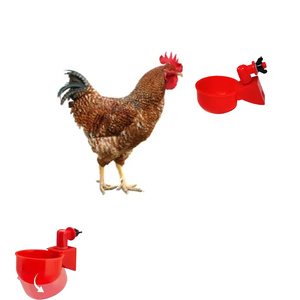 Plastic Chick Drinker and Feeder Hens Quail Birds <b>Drinking</b> Bowls Quail Waterer-for Abreuvoirs Poulet All Animal Drinkers - Product Image 1