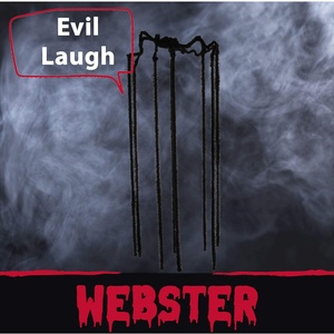 Decorazioni Animatronic Halloween ragno pelliccia nera con <span class=keywords><strong>gambe</strong></span> <span class=keywords><strong>lunghe</strong></span> appesa stoviglie per feste e oggetti di scena da Bar della casa stregata - Product Image 5