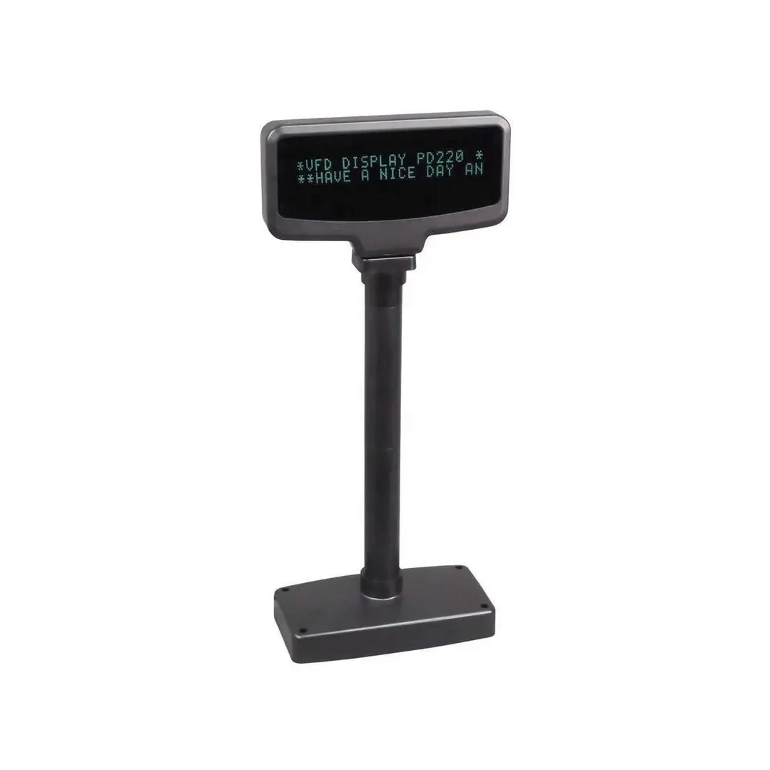 Fabrikant Duurzaam Japans Scherm 2 Lijnen Vfd Usb-Poort Display Voor Pos Stand Klantendisplay Voor Retail