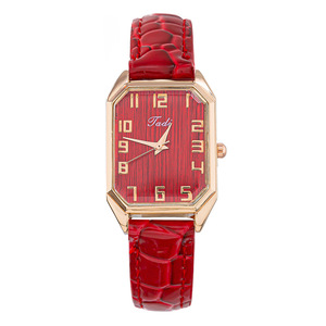 Reloj de Mujer <span class=keywords><strong>TADI</strong></span> Rectangular, Estilo Antiguo, Ecológico, con Movimiento de Cuarzo, Correa de Aleación, Color Verde - Product Image 5