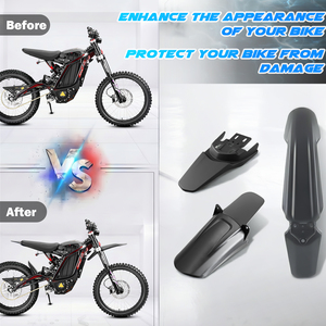 Juego de 3 Protectores de Amortiguador Delantero y Trasero para Sur Ron Light X/s X260 X160, Color Negro - Product Image 6