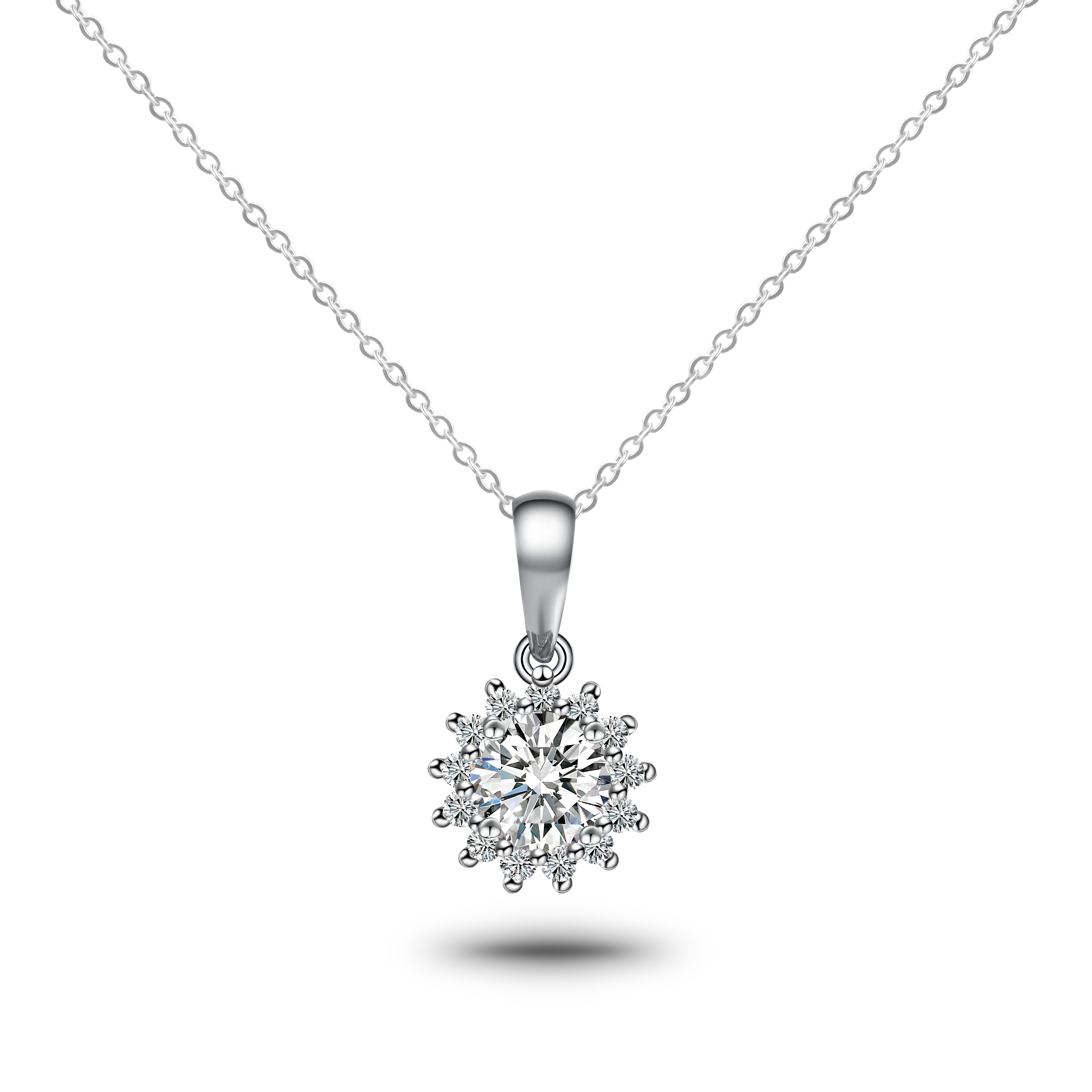 Stars gem Chunky Lab Diamant Stock Halskette vvs Labor gewachsen Real Diamant Halskette
