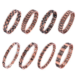 Bracelet magnétique tressé en cuivre pour l'arthrite – Collection Hot Sale - Product Image 1