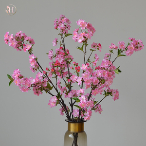 Hesper Chất Lượng Cao Nhân Tạo Lụa Dài Hoa Anh Đào Chi Nhánh Hoa Màu Hồng Ánh Sáng Cho Đám Cưới Trang Trí Bên Nhà - Product Image 4