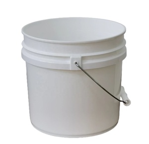 Secchio Rotondo in <span class=keywords><strong>Plastica</strong></span> di Alta Qualità <span class=keywords><strong>per</strong></span> <span class=keywords><strong>Alimenti</strong></span> da 1,05 Galloni, <span class=keywords><strong>Fusti</strong></span> in <span class=keywords><strong>Plastica</strong></span> Rinforzata con Coperchi e Manici, Barile Resistente agli Agenti Chimici - Product Image 6