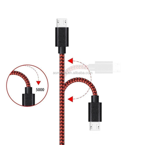 Câble de chargeur USB en aluminium tressé en Nylon de 2 mètres, charge rapide, synchronisation des données, <span class=keywords><strong>cordon</strong></span> - Product Image 6