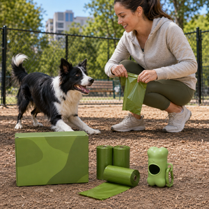 Bolsas para excremento de perro impresas personalizadas en rollos para tiendas de mascotas, marcas, importadores y distribuidores mayoristas - Product Image 6