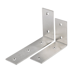 Support d'angle en acier inoxydable JINNATE, 90 degrés, en forme de L, support d'étagère mural, connecteur étendu pour meubles - Product Image 5