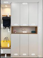 Support de rangement pour chaussures en MDF durable, personnalisable, avec rabais, pour entrée, meuble de salon en bois, gain de place, pour centre commercial