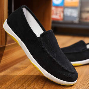 Zapatos Casuales de Lona Transpirables para Hombre, Ligeros, Juveniles, con Suela de Tendón de Res, Forro de Tela sin Cordones - Product Image 5