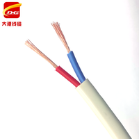 BVVB RVVB 2-adrig 1,5mm 2,5mm Kupferdraht PVC-isoliertes und ummanteltes Flach kabel Weißer elektrischer Innen draht