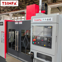 Centre d'usinage vertical CNC VMC650 avec système de commande GSK KND FANUC en option, haute rigidité et protection intégrale
