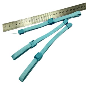 Correa de nailon ajustable para teléfono móvil, negra, morada, azul, para llevar dispositivos móviles, correa de muñeca con clip y cordón. - Product Image 5