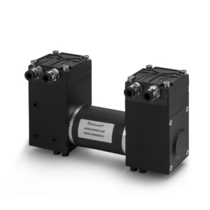 Bomba de resistencia a la corrosión FKM de 24V CC, bomba de aire de microdiafragma, microbomba de vacío de 95KPa con motor de cepillo para análisis de gas en línea - Product Image 2