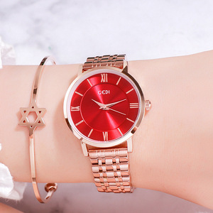 Montre pour femme tempérament minimaliste européen et américain montre d'affaires mode commerce extérieur loisirs montre étanche - Product Image 2