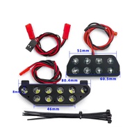 Phares avant et arrière à LED pour 1/5 DBXL XL 4WD 2.0 4X4 Gas Buggy RTR RC Parts Plastic Scale 1:5