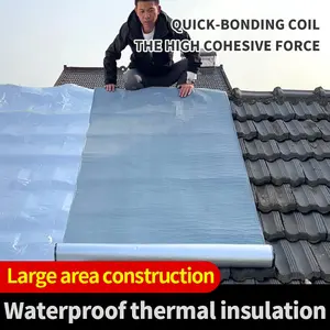 Roof Waterproof And Leak Filling Material Crack Butyl Roll Waterproof Tape Strong Leak Sealing Adhesive Material