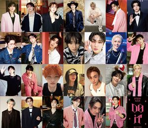 55 photocartes du mini-album DO IT des <span class=keywords><strong>Stray</strong></span> Kids, marchandises de célébrités chinoises, cartes Lomo de collection Hwang Hyun-jin, version 2 Holiday - Product Image 6