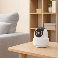 Kit de CCTV, Cámara Inalámbrica, Sistema de Seguridad para el Hogar, 4MP HD WiFi PTZ, Visión Nocturna, Micrófono Incorporado, Audio Bidireccional, Almacenamiento en la Nube