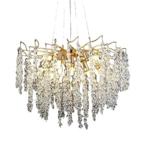Lámpara colgante de escalera de Hotel Interior, luz Led redonda de techo <span class=keywords><strong>para</strong></span> decoración de habitación, luz <span class=keywords><strong>para</strong></span> vestíbulo de Hotel, sala de estar - Product Image 5