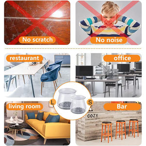 WELLTOP Offre Spéciale <span class=keywords><strong>chaise</strong></span> jambe sol protecteurs Pad meubles pieds casquettes caoutchouc Table <span class=keywords><strong>Silicone</strong></span> <span class=keywords><strong>chaise</strong></span> <span class=keywords><strong>pied</strong></span> couverture <span class=keywords><strong>chaise</strong></span> jambe protecteur - Product Image 6