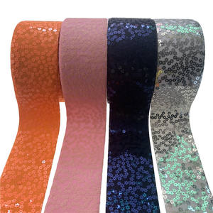 75MM <span class=keywords><strong>banda</strong></span> de borde Sinfonía lentejuelas arco decoración de horquilla de pelo <span class=keywords><strong>banda</strong></span> de Material de zapato ropa - Product Image 2