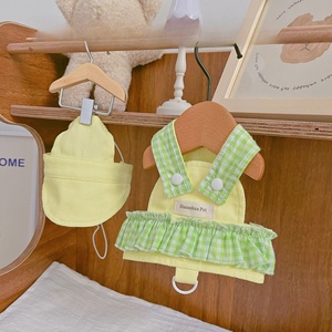 Vestido de perro mascota Arné<span class=keywords><strong>s</strong></span> de animal pequeño Chaleco y correa con <span class=keywords><strong>Mini</strong></span> sombrero y ropa de gato a prueba de escape - Product Image 3