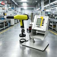 Mesin Penyemprot Bubuk Elektrostatik Pintar dengan Remote Control Galin untuk Kotak Kabinet Listrik Sampel Logam Lembaran Kecil OPT2-PRO-C